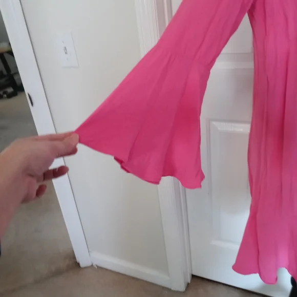 Anthropologie HD n Paris Carissa Bell Sleeve Dress - Picture 8 of 11